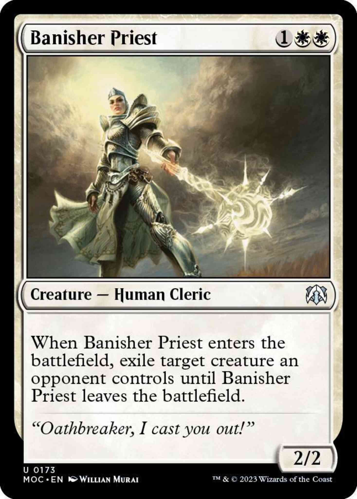 Banisher Priest [173] [March of the Machine: Commander] [Non-Foil]