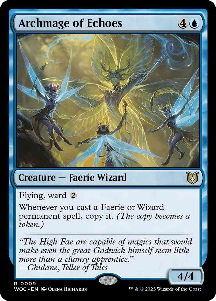 Archmage of Echoes [9] [Wilds of Eldraine: Commander] [Non-Foil]