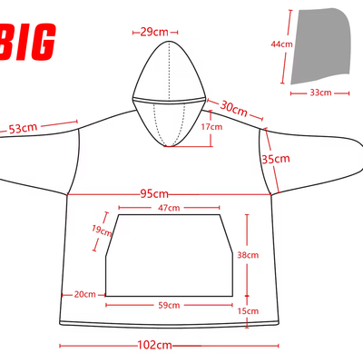 Mile High Club Hooded Blanket