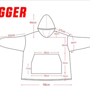 Mile High Club Hooded Blanket