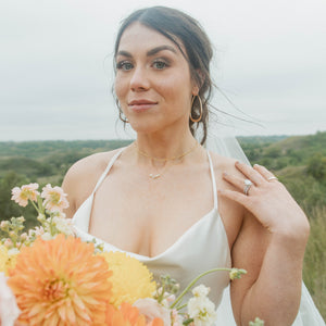 Dreamy Orange and Yellow Grassland Elopement