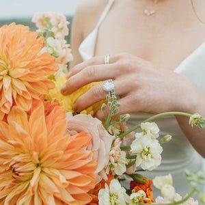 Dreamy Orange and Yellow Grassland Elopement