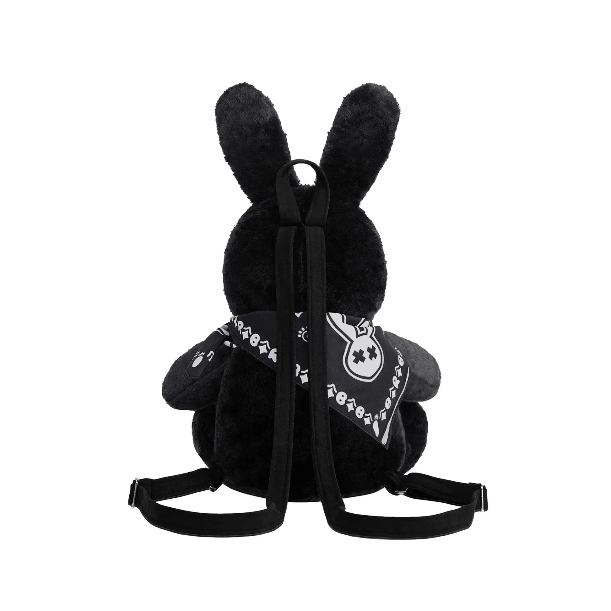BLACK BABY RABBIT BACKPACK