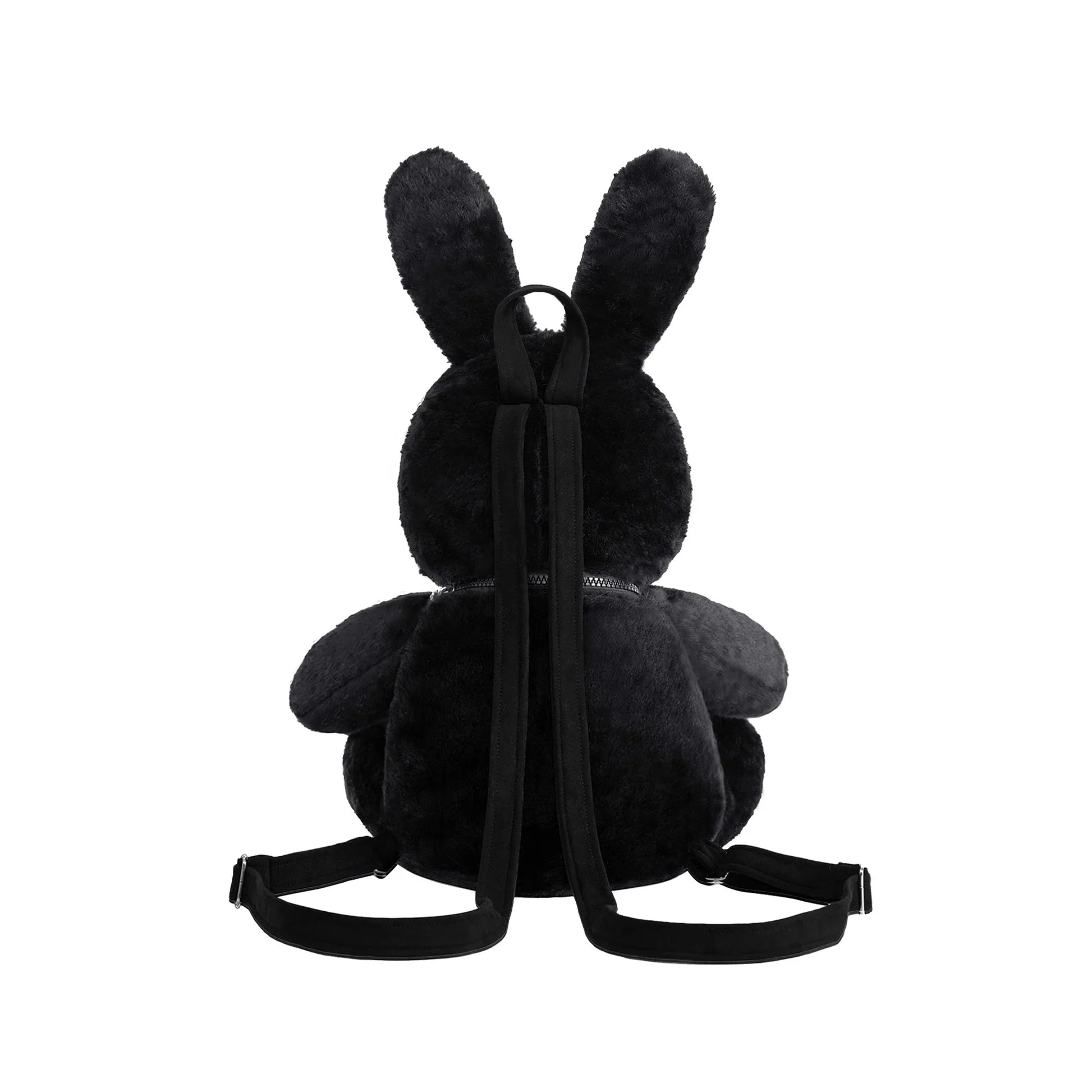 BLACK BABY RABBIT BACKPACK