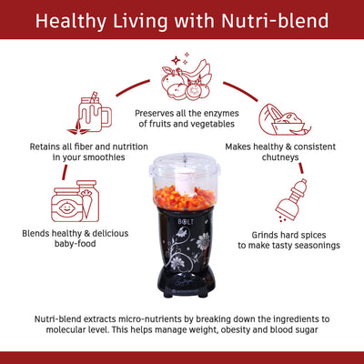 Wonderchef Renewed Nutri-blend BOLT | 600W