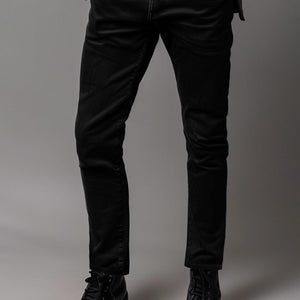 Black Overdyed Denim Jeans
