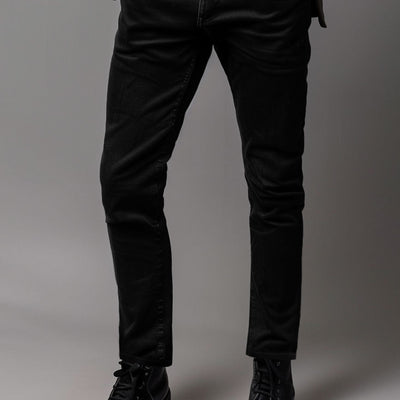 Black Overdyed Denim Jeans