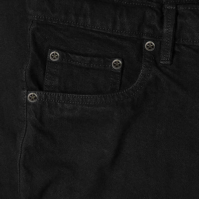 Black Overdyed Denim Jeans