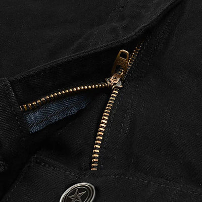 Black Overdyed Denim Jeans