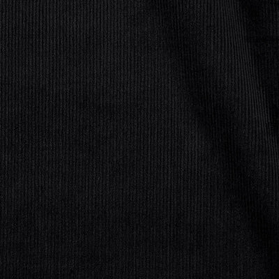 Black Stretch Pin Corduroy Easy Pants