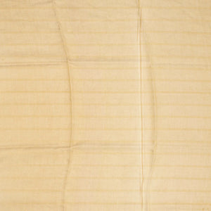 Gold Blended Tussar Tissue Saree With Buttas-Gold