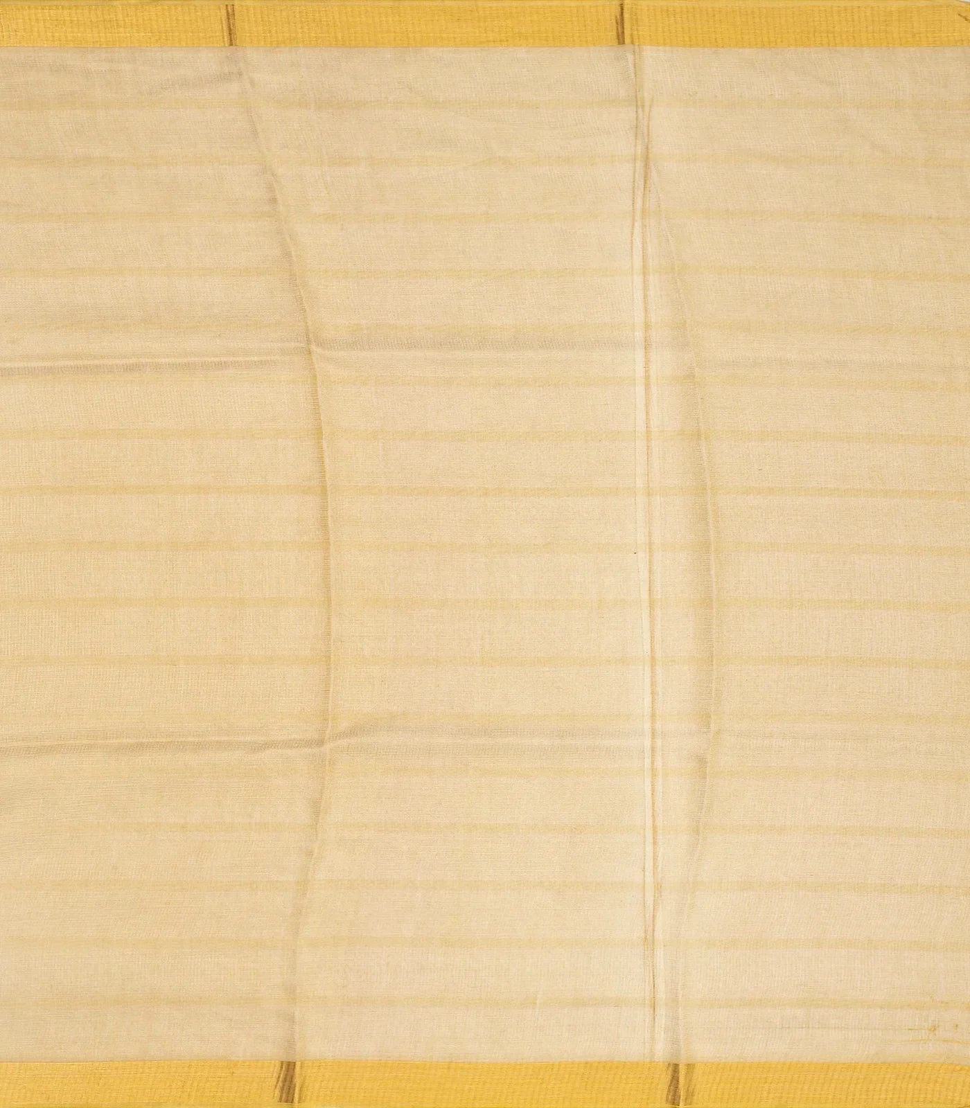 Gold Blended Tussar Tissue Saree With Buttas-Gold