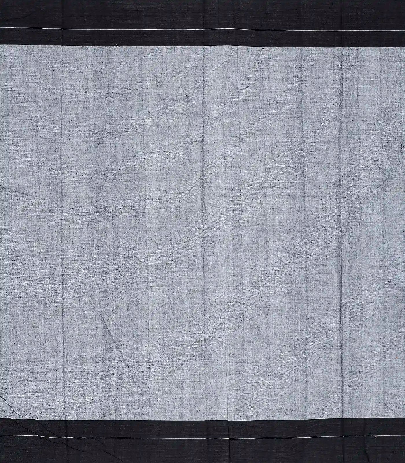 White Handwoven Chirala Saree With Temple Border-White