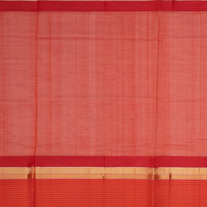 Beige Handloom Chirala Silk Cotton Saree With Checks-Beige