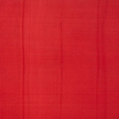 Bubblegum Pink Mysore Plain Crepe Silk Saree With Contrast Red Border-BubbleGum Pink