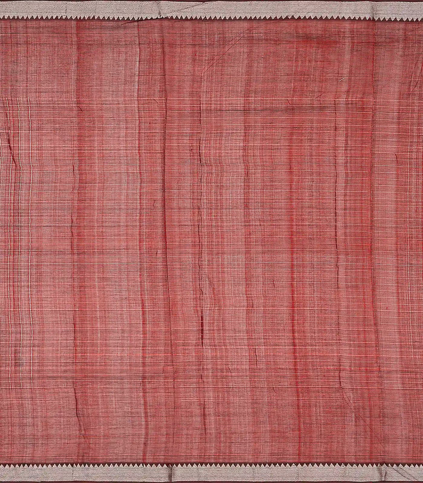 Maroon Handloom Chirala Saree  With Embroidery-Maroon