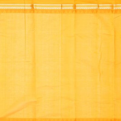Light Green Handloom Chirala Silk Cotton With Mustard Border-Light Green