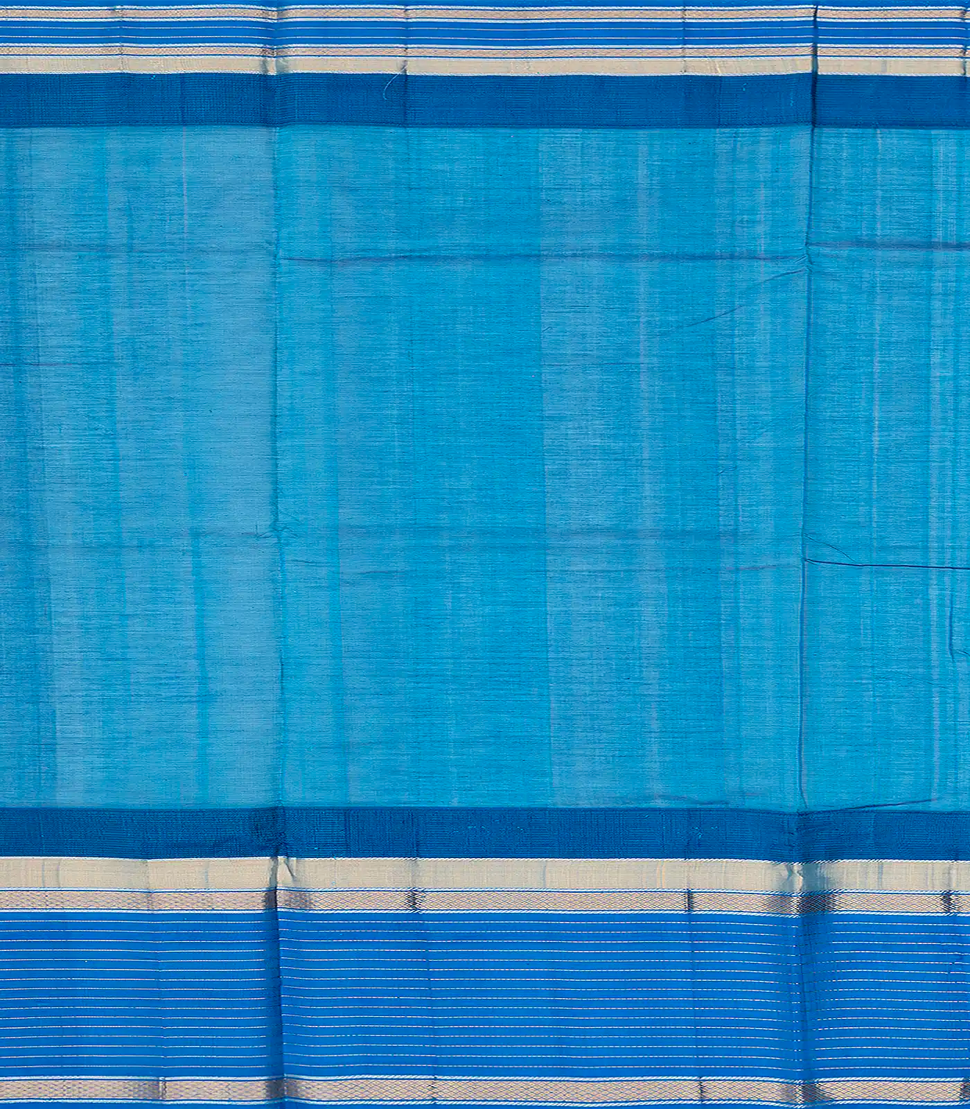 Light Peach Handloom Chirala Silk Cotton Saree With Checks-Light Peach