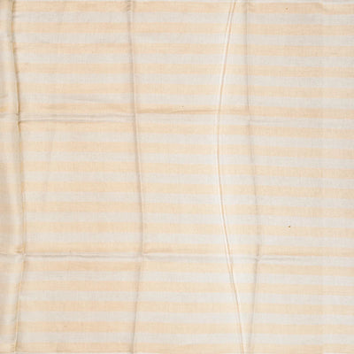 Gold Blended Tussar Tissue Saree With Checks-Gold