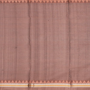 Navy Blue Handloom Chirala Silk Cotton Saree  With Kamalam Motifs-Navy Blue