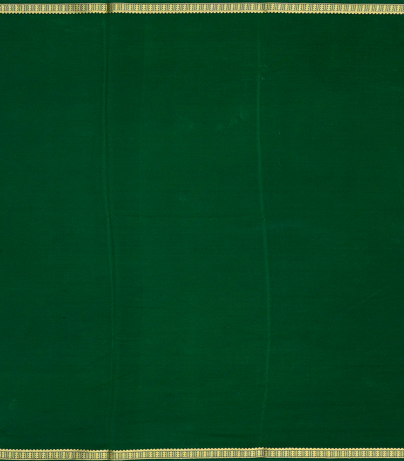 Red Mysore Crepe Silk Saree With Broken Stripes-Red