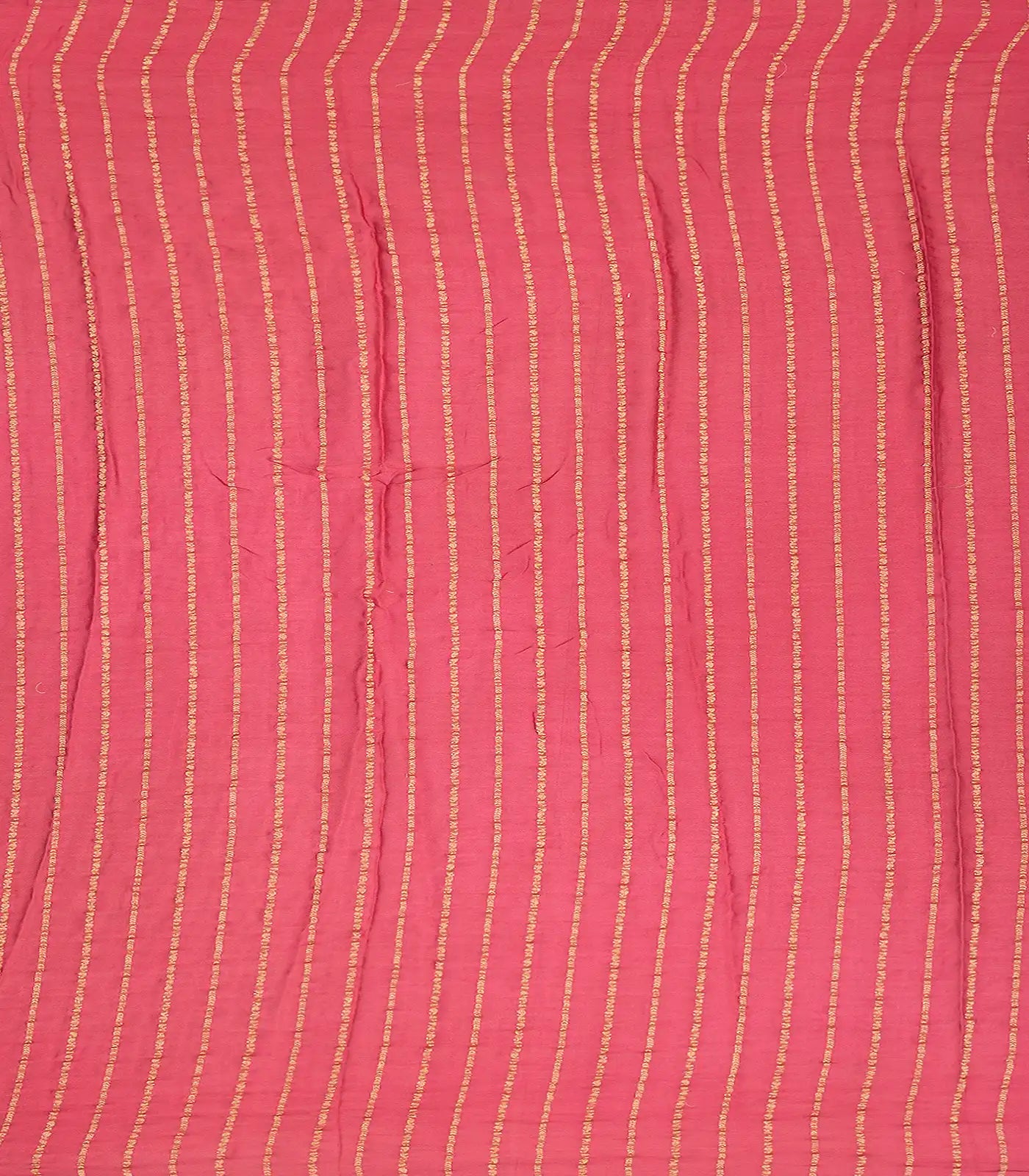 Peach Woven Mysore Chiffon Silk Saree With Floral Motifs-Peach