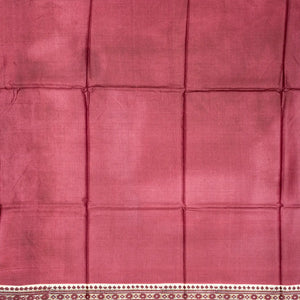 Cream Handloom Tussar Silk Saree With Printed Mango Motifs-Cream