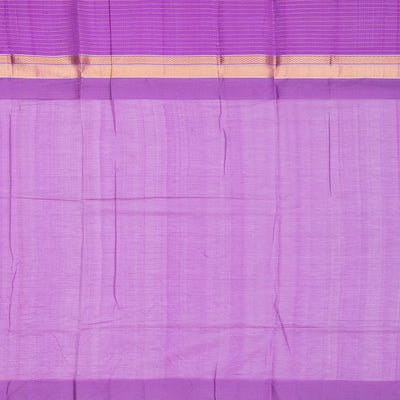 Yellow Handloom Chirala Silk Cotton Saree With Checks-Yellow