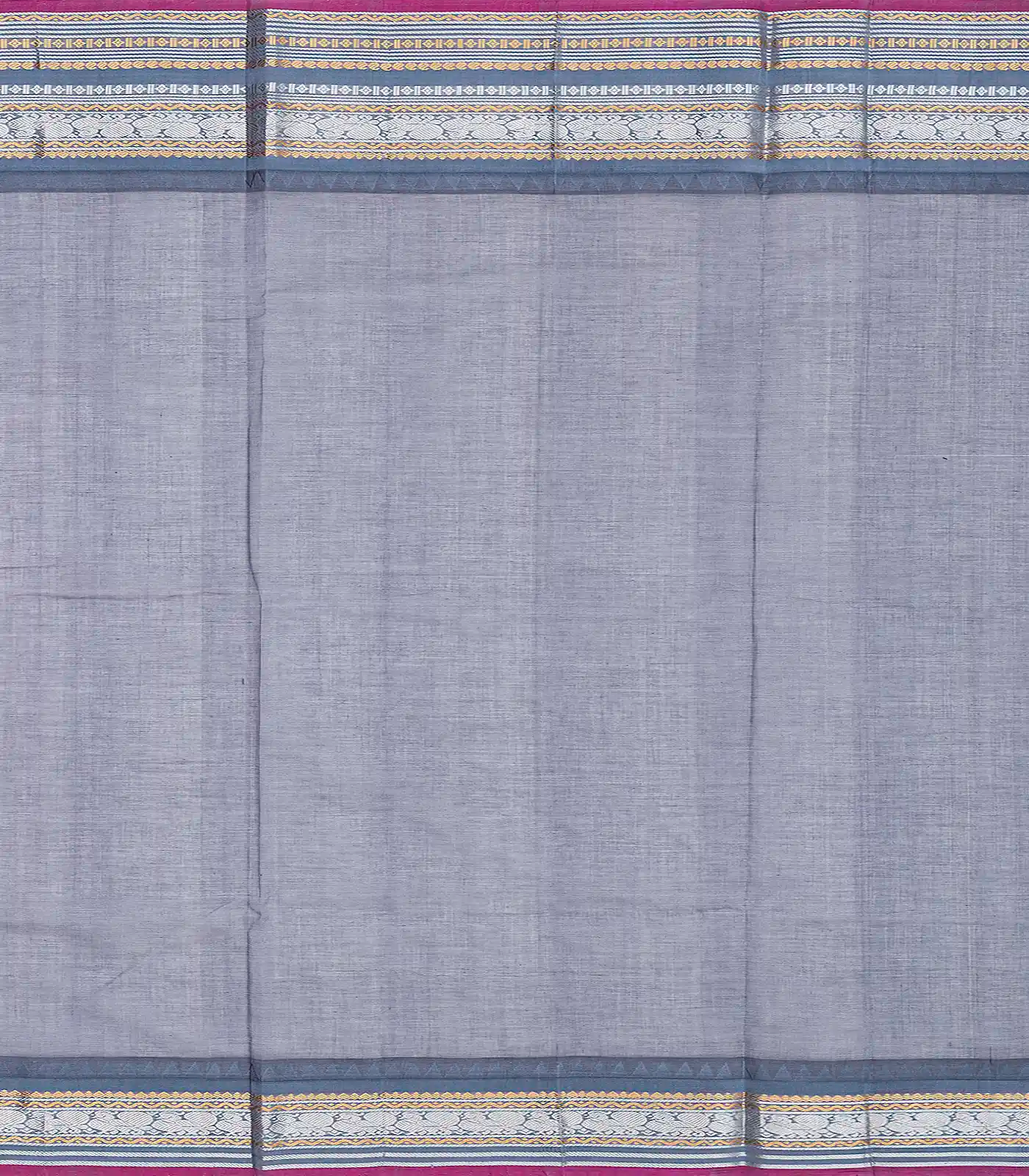 Bubble gum Pink Handloom Chirala Silk Cotton Saree With Annam Motifs-BubbleGum Pink