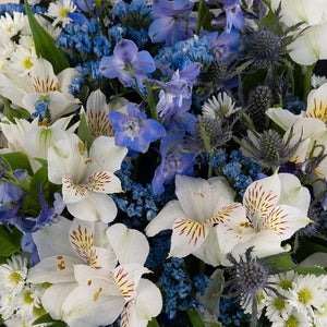 Blue Magic Flower Bouquet Bar Flower Kit