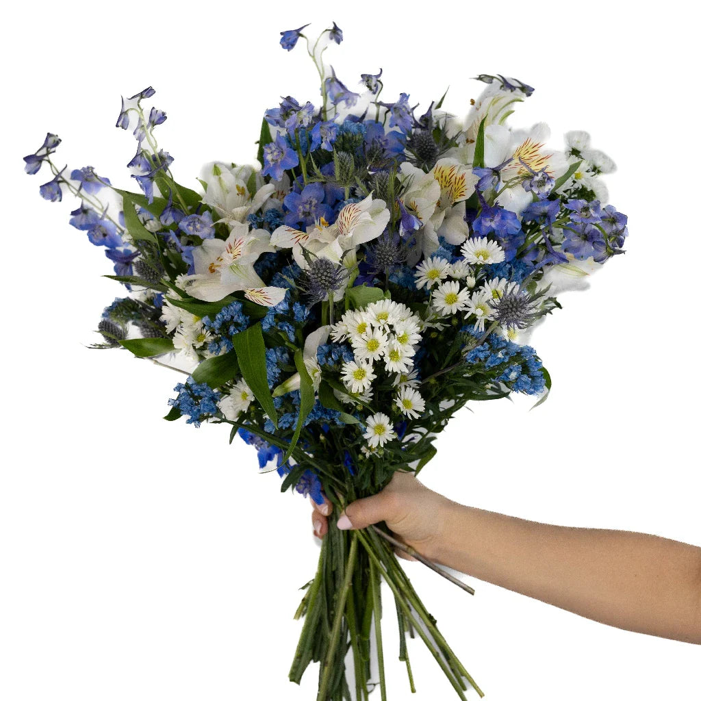 Blue Magic Flower Bouquet Bar Flower Kit