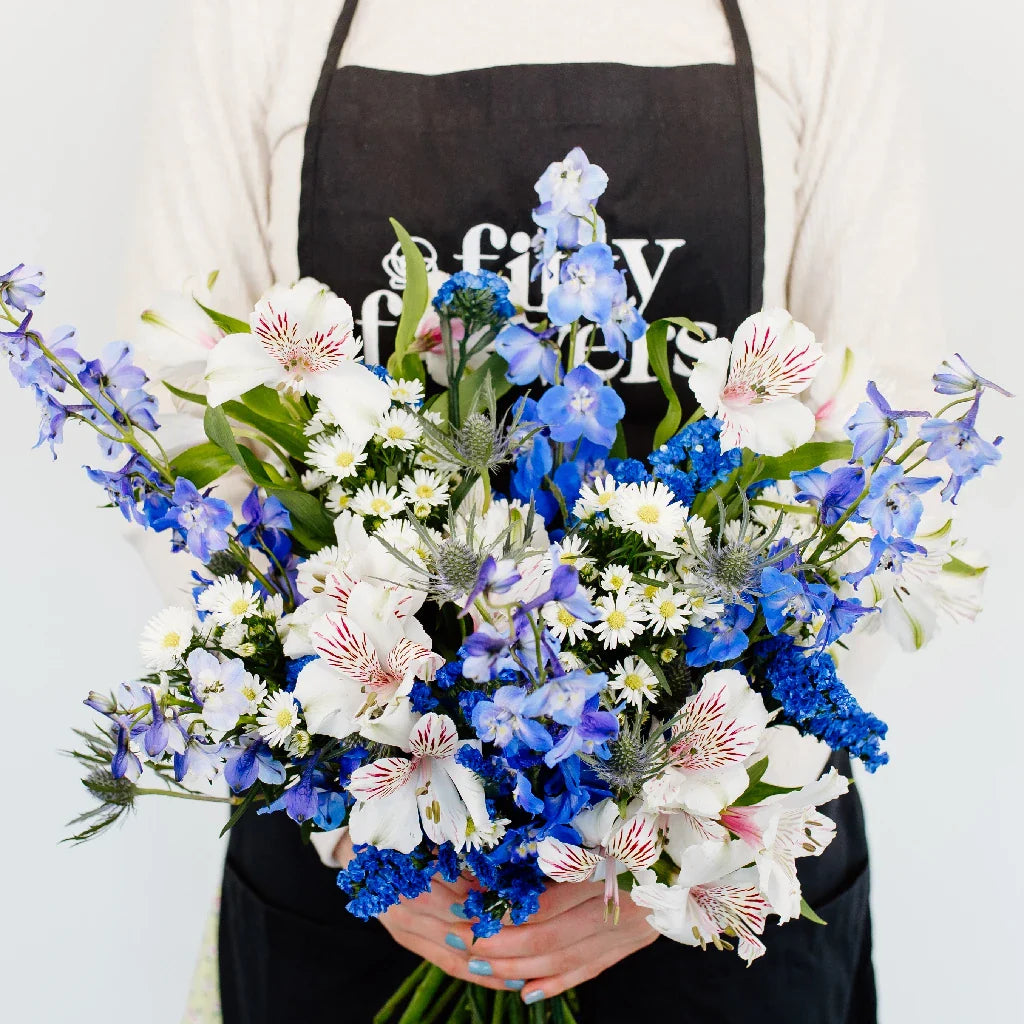 Blue Magic Flower Centerpiece