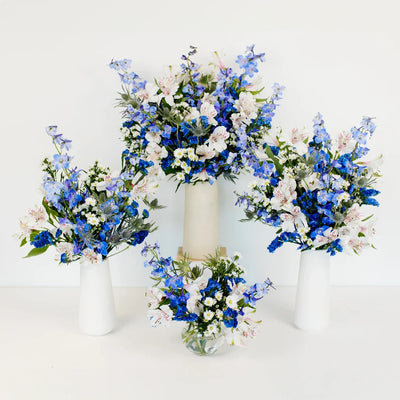 Blue Magic Flower Centerpiece