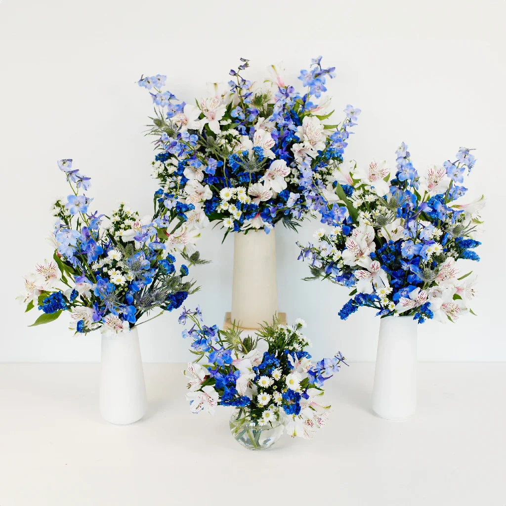 Blue Magic Flower Centerpiece