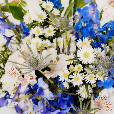 Blue Magic Flower Centerpiece