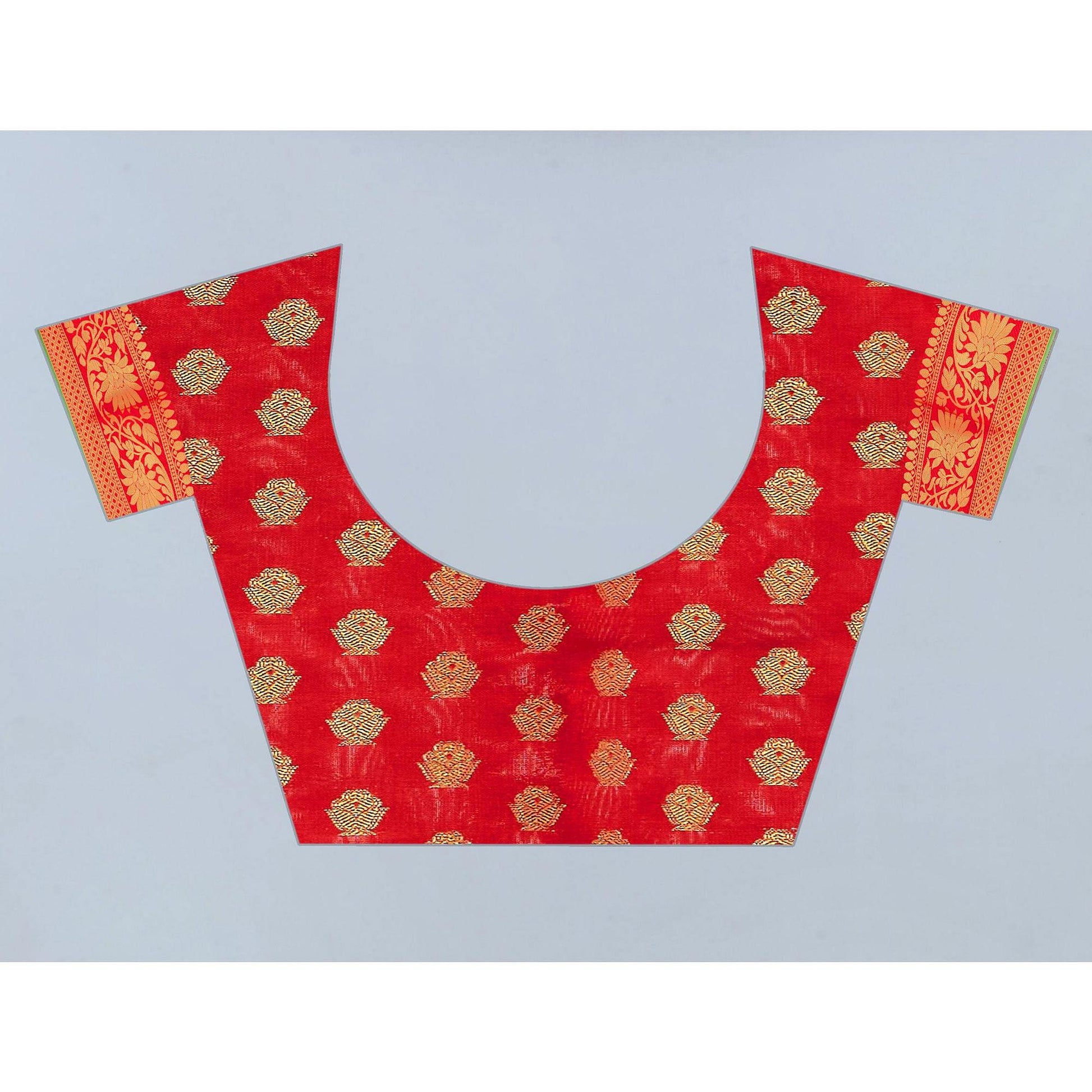 Blue Woven Banarasi Silk Saree