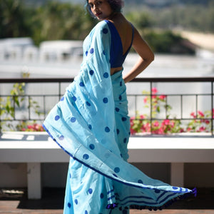 Blueberries in the sky polka