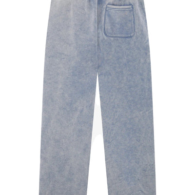 MAGIRI Embroidered Acid Washed Blue Sweatpants