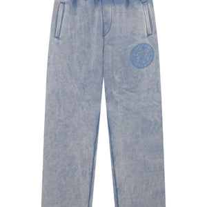 MAGIRI Embroidered Acid Washed Blue Sweatpants