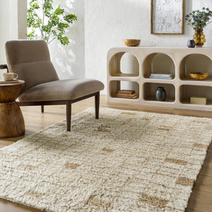 Madrazo Moroccan Style Hand-Tufted Wool Rug
