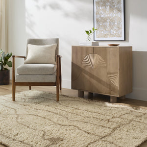 Labra Moroccan Style Hand-Tufted Wool Rug
