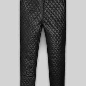Bocelli Quilted Leather Pants