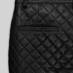 Bocelli Quilted Leather Pants
