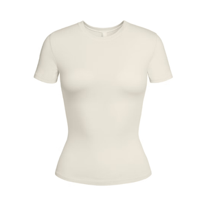 Skims Cotton Jersey T-Shirt Bone