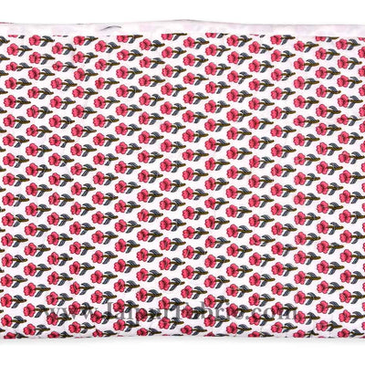 Baby Blanket Newborn Pink & Green Soft Crib Comforter and Toddler Swaddling Blankets for Babies 120 x 120 cm Colourful White Base Baby Quilt