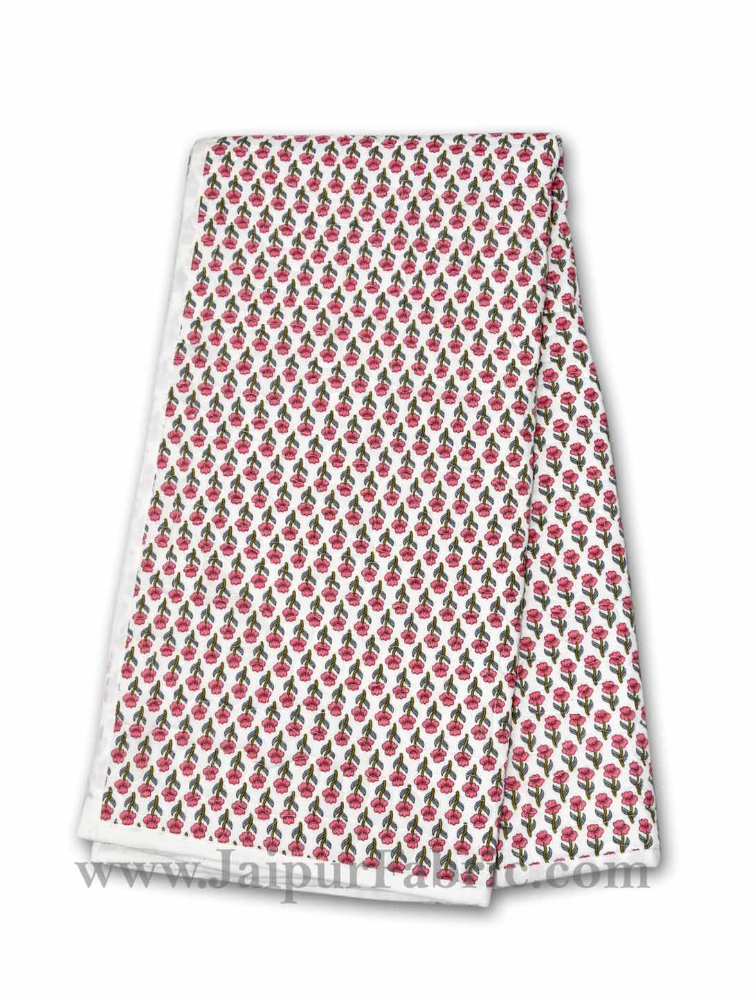 Baby Blanket Newborn Pink & Green Soft Crib Comforter and Toddler Swaddling Blankets for Babies 120 x 120 cm Colourful White Base Baby Quilt