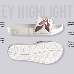 Breather Slides (Men Exclusive) : Grey-Brown