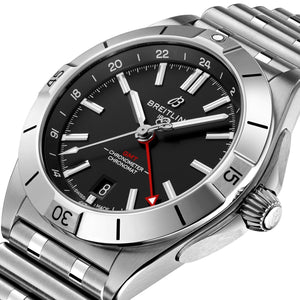 Breitling Chronomat GMT Black Dial Men 40mm