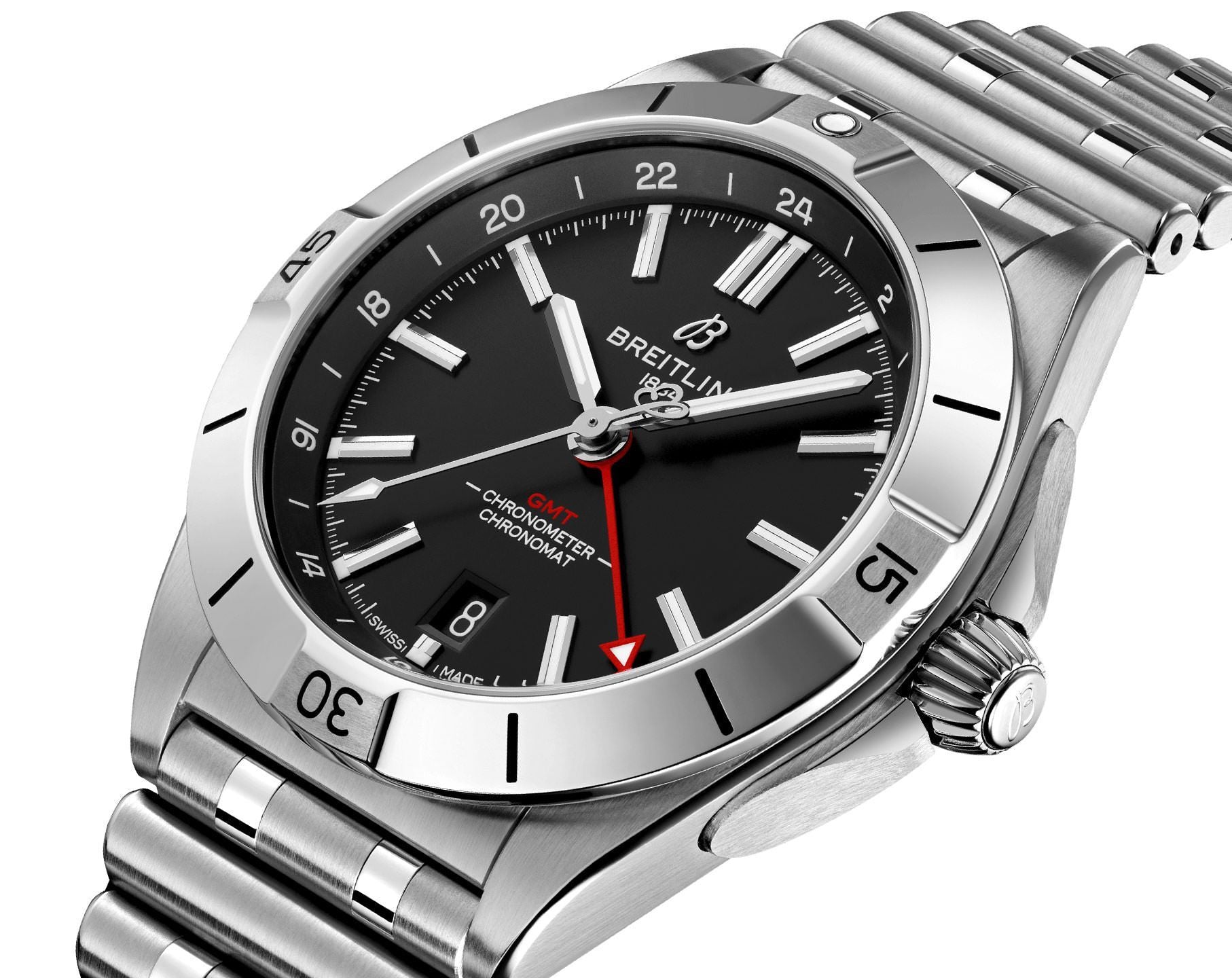 Breitling Chronomat GMT Black Dial Men 40mm