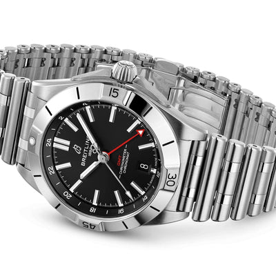 Breitling Chronomat GMT Black Dial Men 40mm